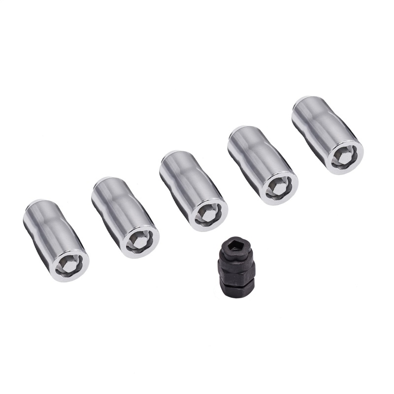 Jeep Gladiator JT Lug Nuts - Rugged Ridge - Wheel Lock Nut Set M14-1.5 - Chrome - 2020